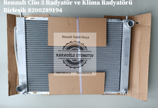 Clio 3 Su Klima Radyatörü Birleşik 8200289194 - Görsel 2