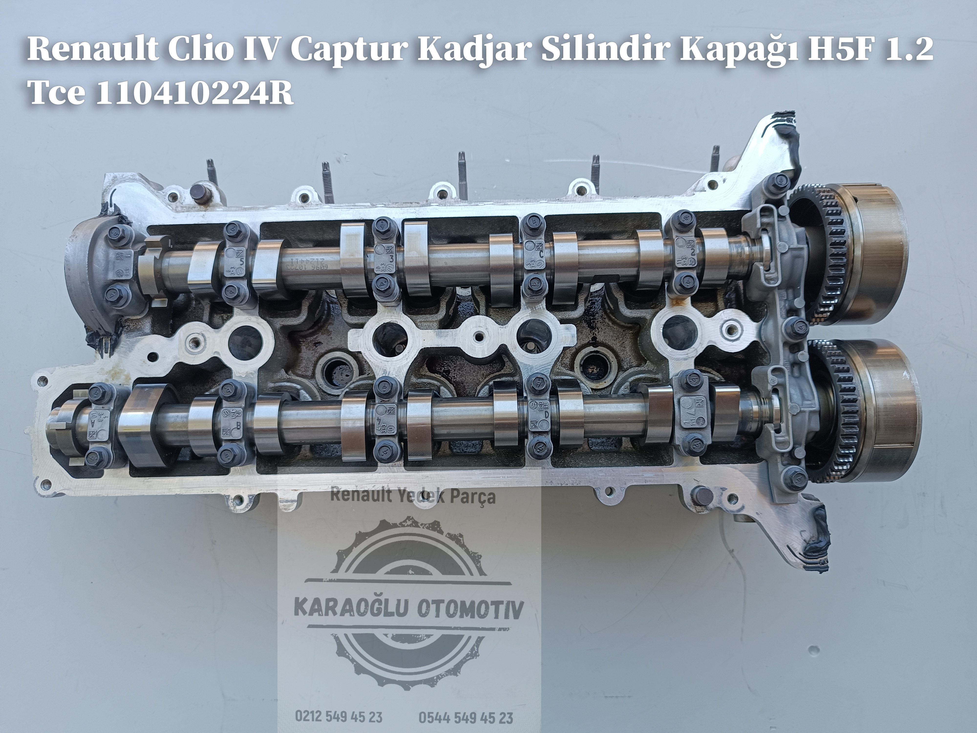 Clio 4 Captur Kadjar Silindir Kapağı 1.2 Tce H5F 110410224R - Görsel 2