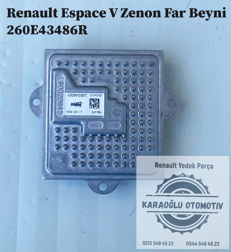 260E43486R Renault Espace 5 Zenon Far Beyni