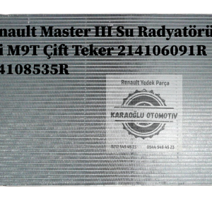 214106091R 214108535R Renault Master III Su Radyatörü 2.3 Dci M9T Çift Teker