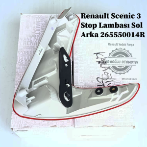 265550014R Renault Scenic 3 Stop Lambası Sol Arka