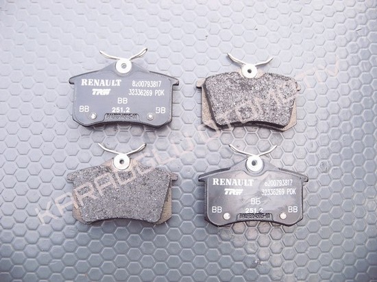 Fluence Megane 3 Fren Balatası Arka 440600295R 440603530R 440605713R