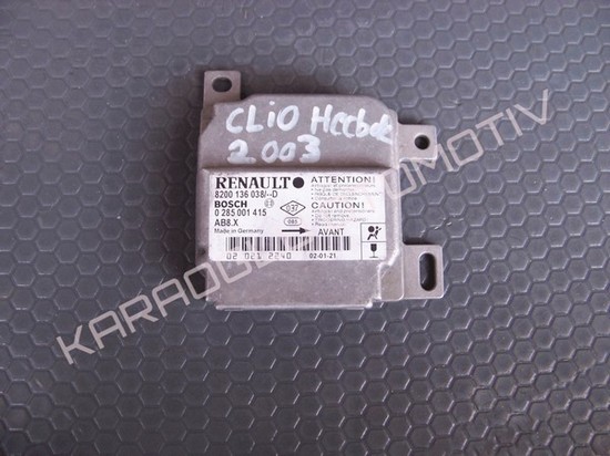 Clio Hava Yastığı Beyni Bosch 8200136038