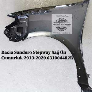 631004482R Dacia Sandero Stepway Sağ Ön Çamurluk