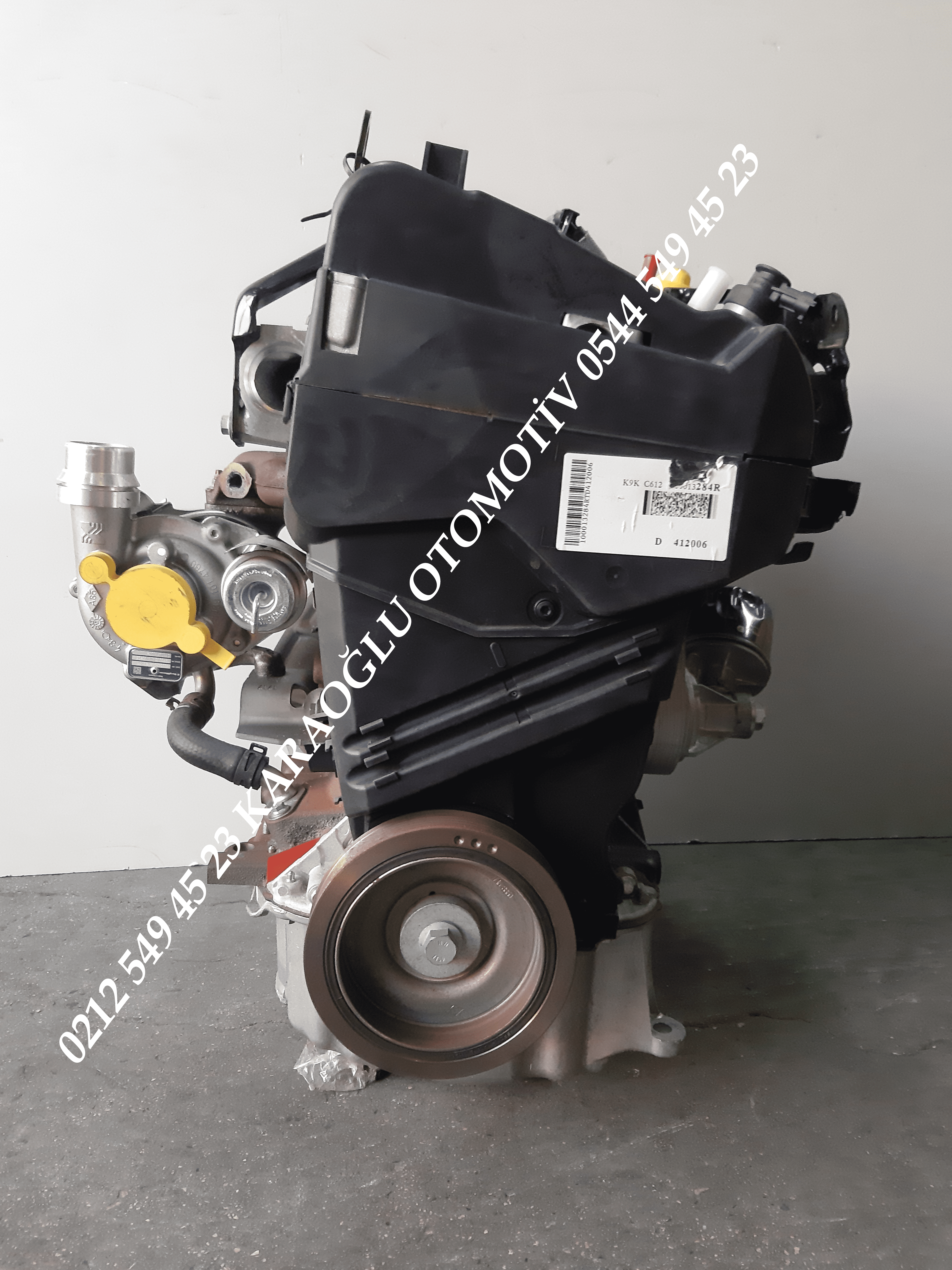 Clio IV 1.5 Dci K9K 612 Sandık Motor 8201535506