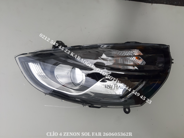 260605362R Clio IV Inıtıale Sol Xenon Mercekli Far