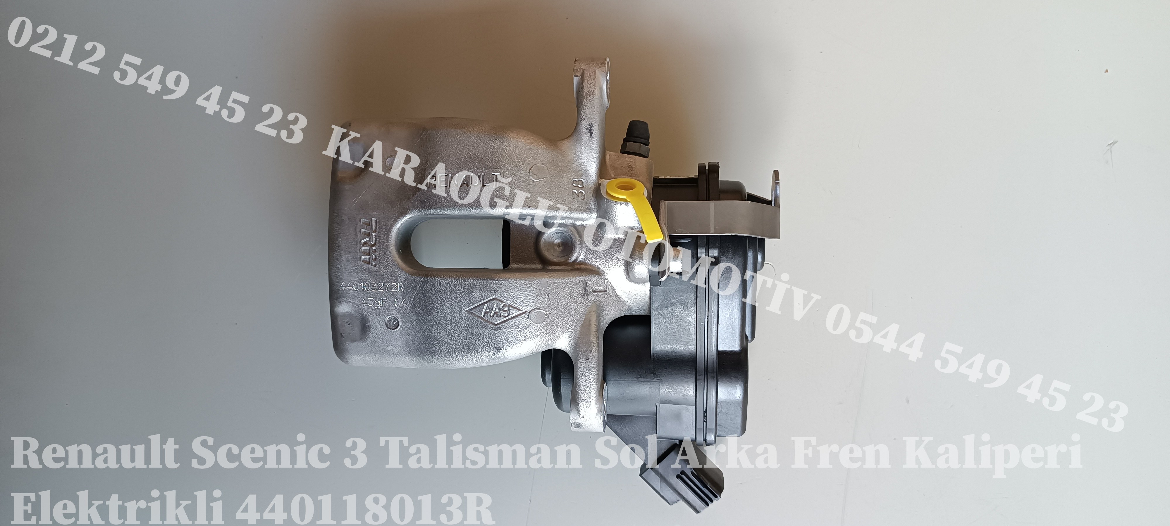 Renault Scenic 3 Talisman Sol Arka Fren Kaliperi Elektrikli 440118013R 440016598R