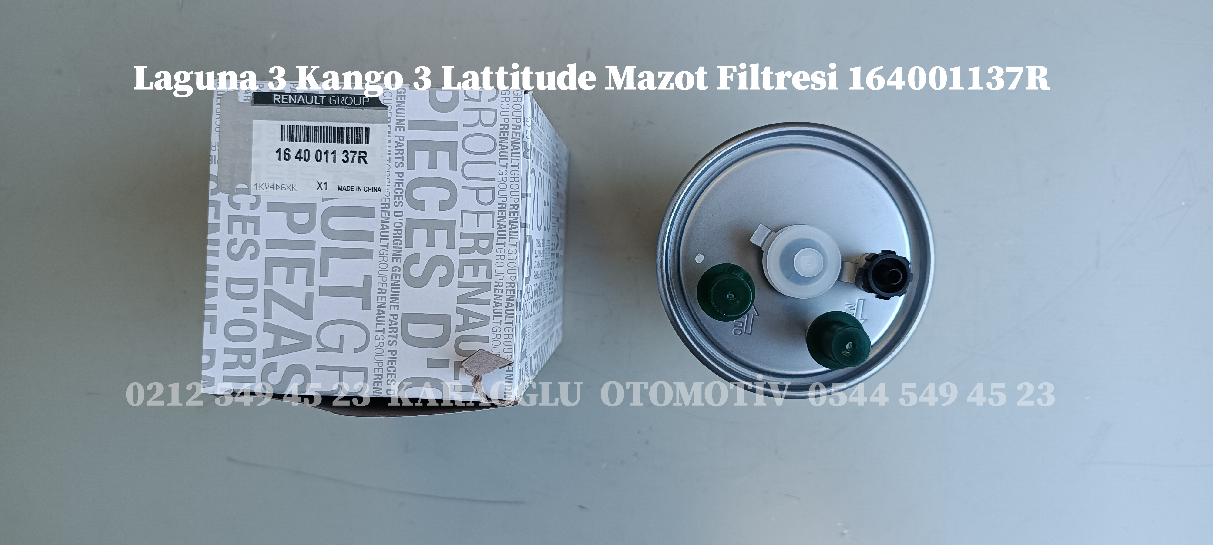 164001137R Laguna 3 Kango 3 Lattitude Mazot Filtresi