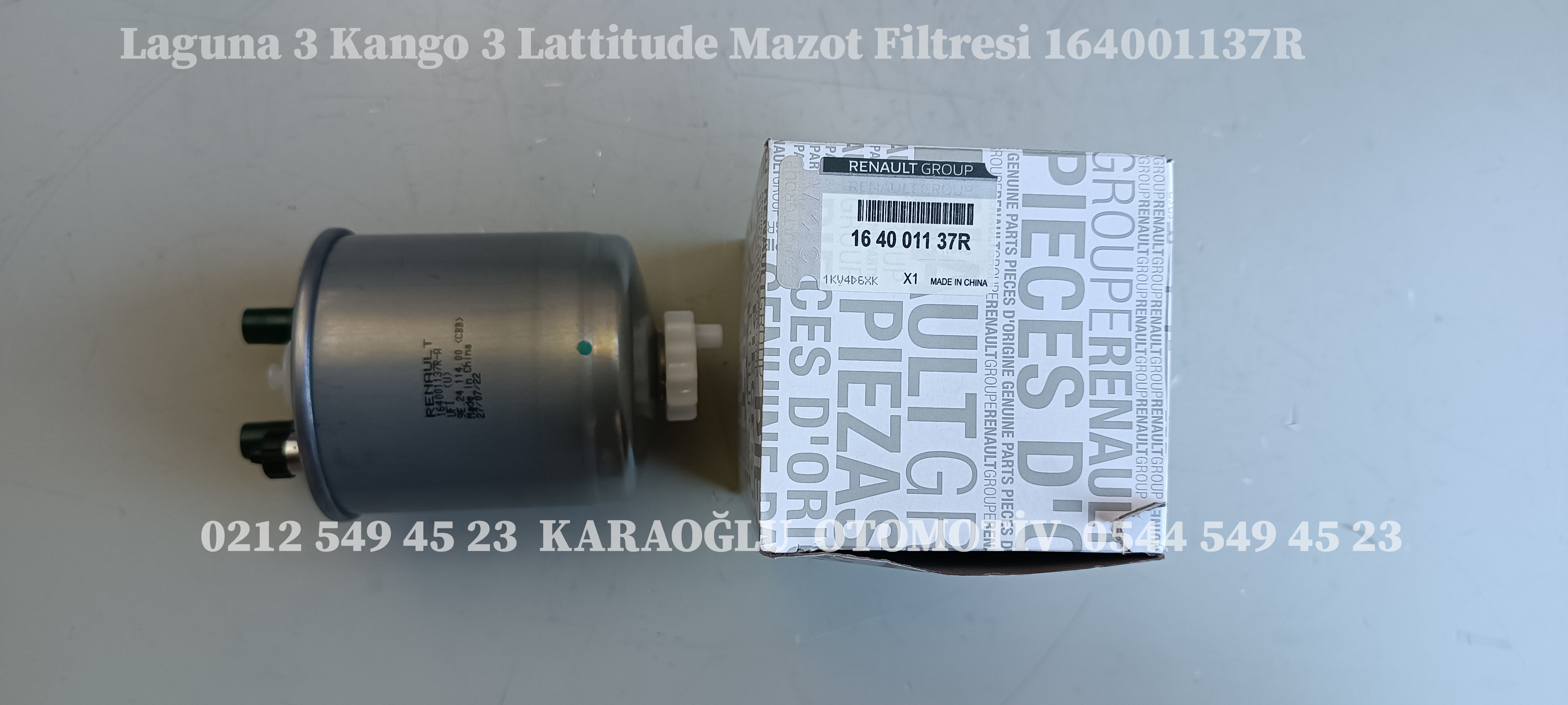 164001137R Laguna 3 Kango 3 Lattitude Mazot Filtresi - Görsel 2