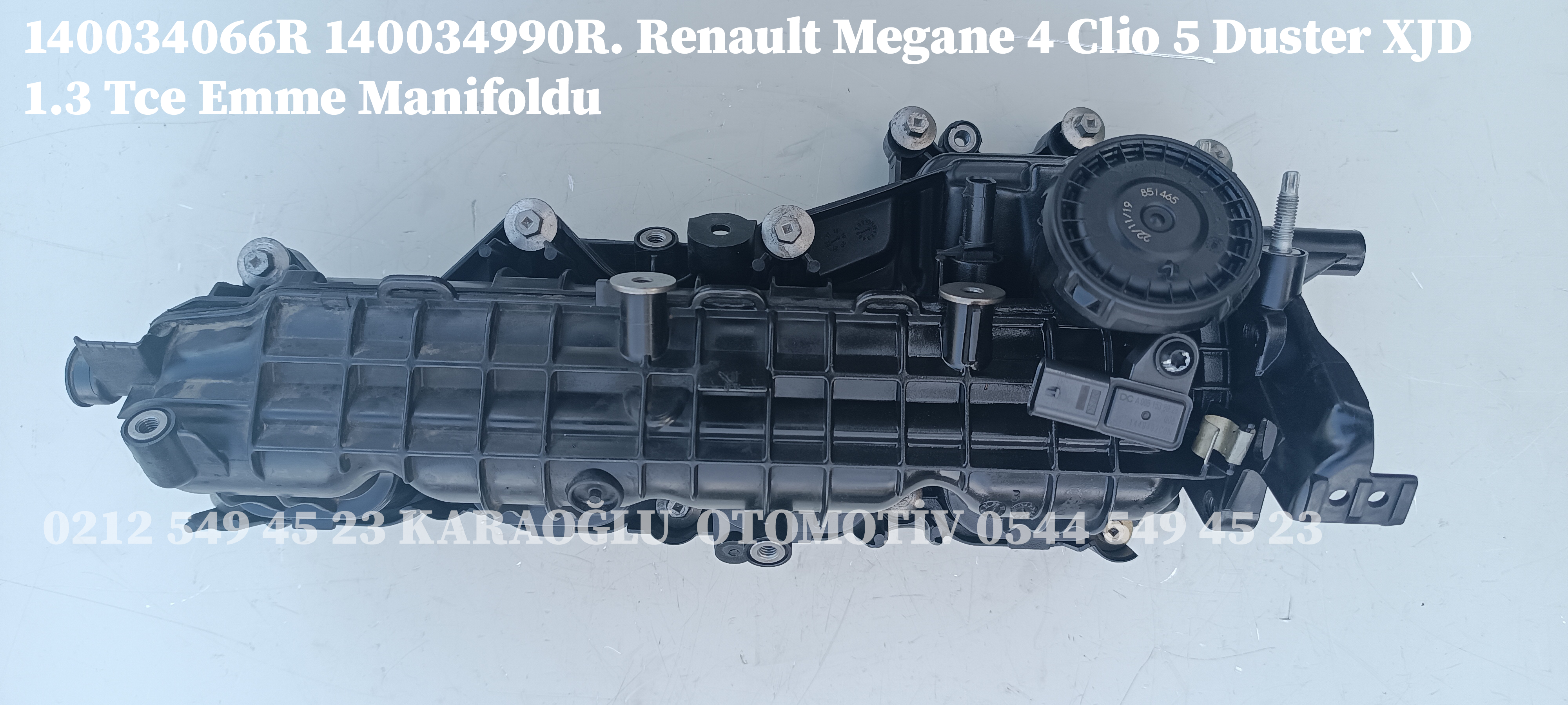 Renault Megane 4 Clio 5 Duster XJD 1.3 Tce Emme Manifoldu 140034066R 140034990R - Görsel 2