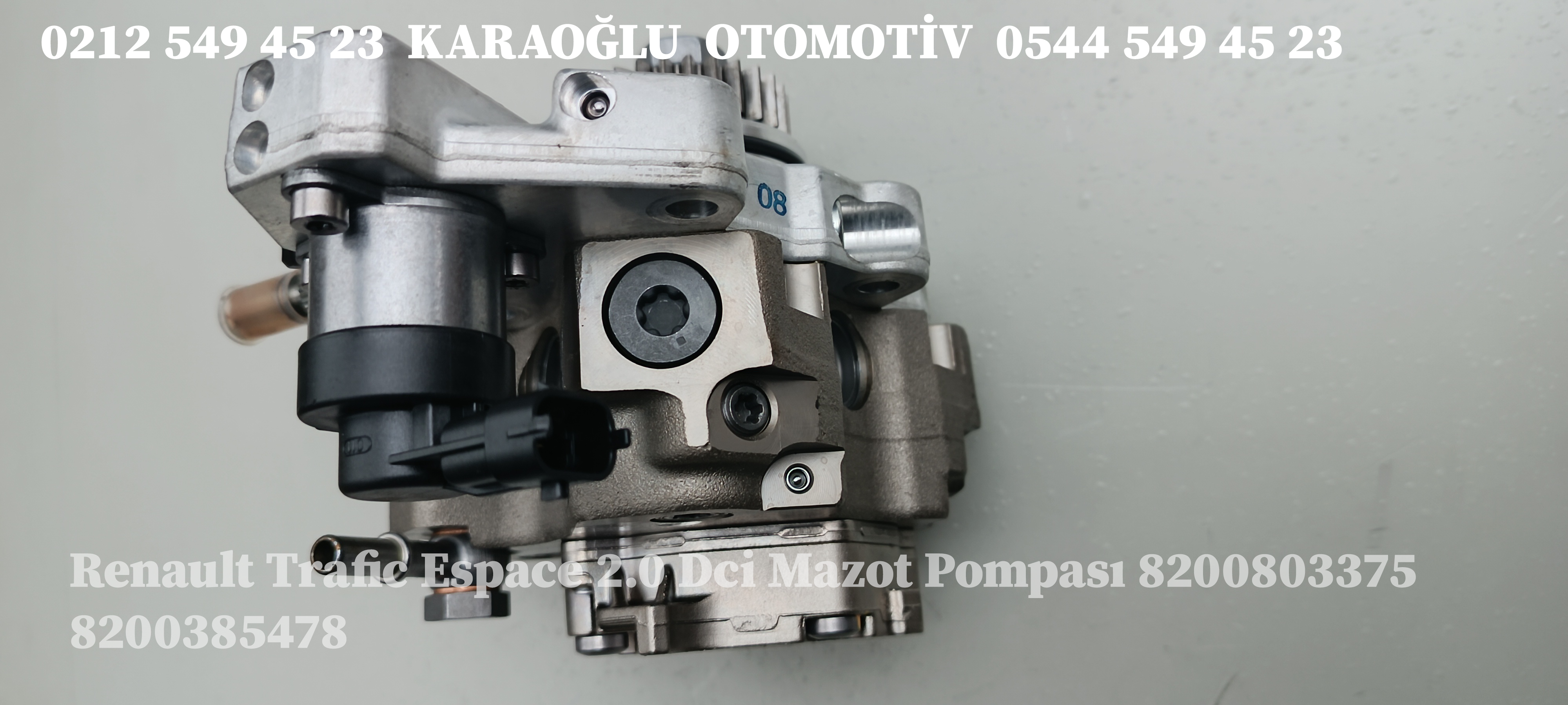 8200803375 8200385478 Renault Trafic Espace 2.0 Dci Mazot Pompası - Görsel 2