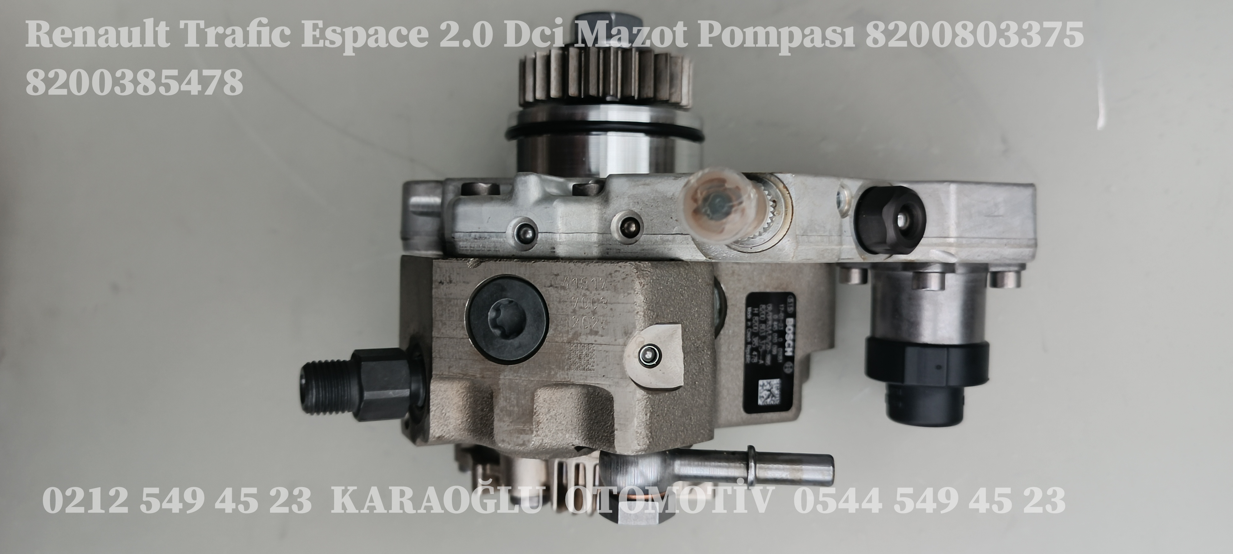 8200803375 8200385478 Renault Trafic Espace 2.0 Dci Mazot Pompası - Görsel 5