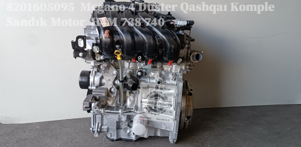 Megane 4 1.6 16v H4M 738 740 Benzinli Komple Motor 8201584589 - Görsel 3