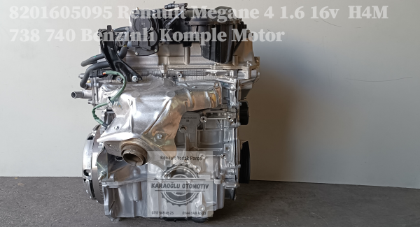 Megane 4 1.6 16v H4M 738 740 Benzinli Komple Motor 8201584589 - Görsel 4