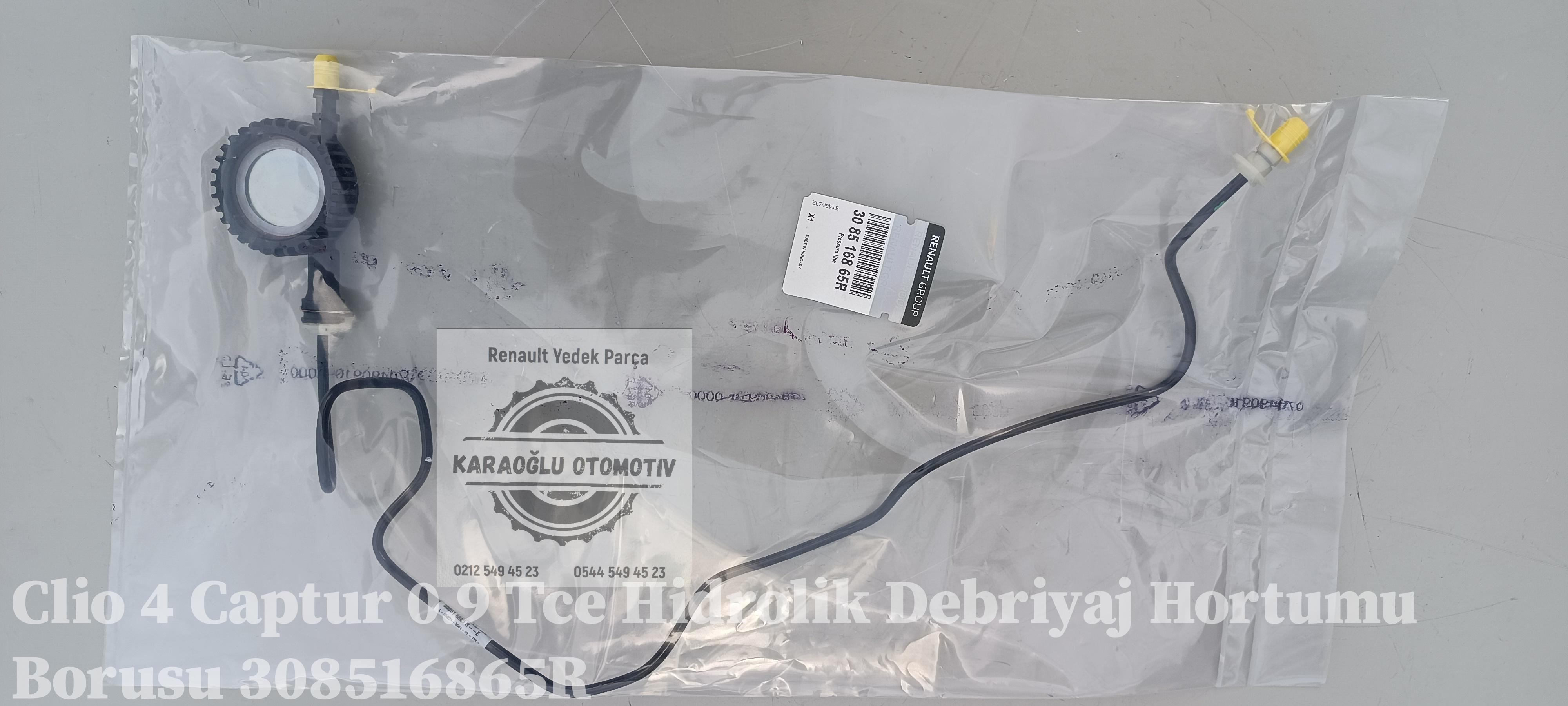 Clio 4 Captur 0.9 Tce Hidrolik Debriyaj Hortumu Borusu 308516865R