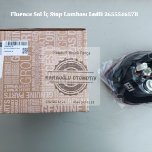 Renault Fluence Ledli  Sol İç Stop Lambası 265554657R