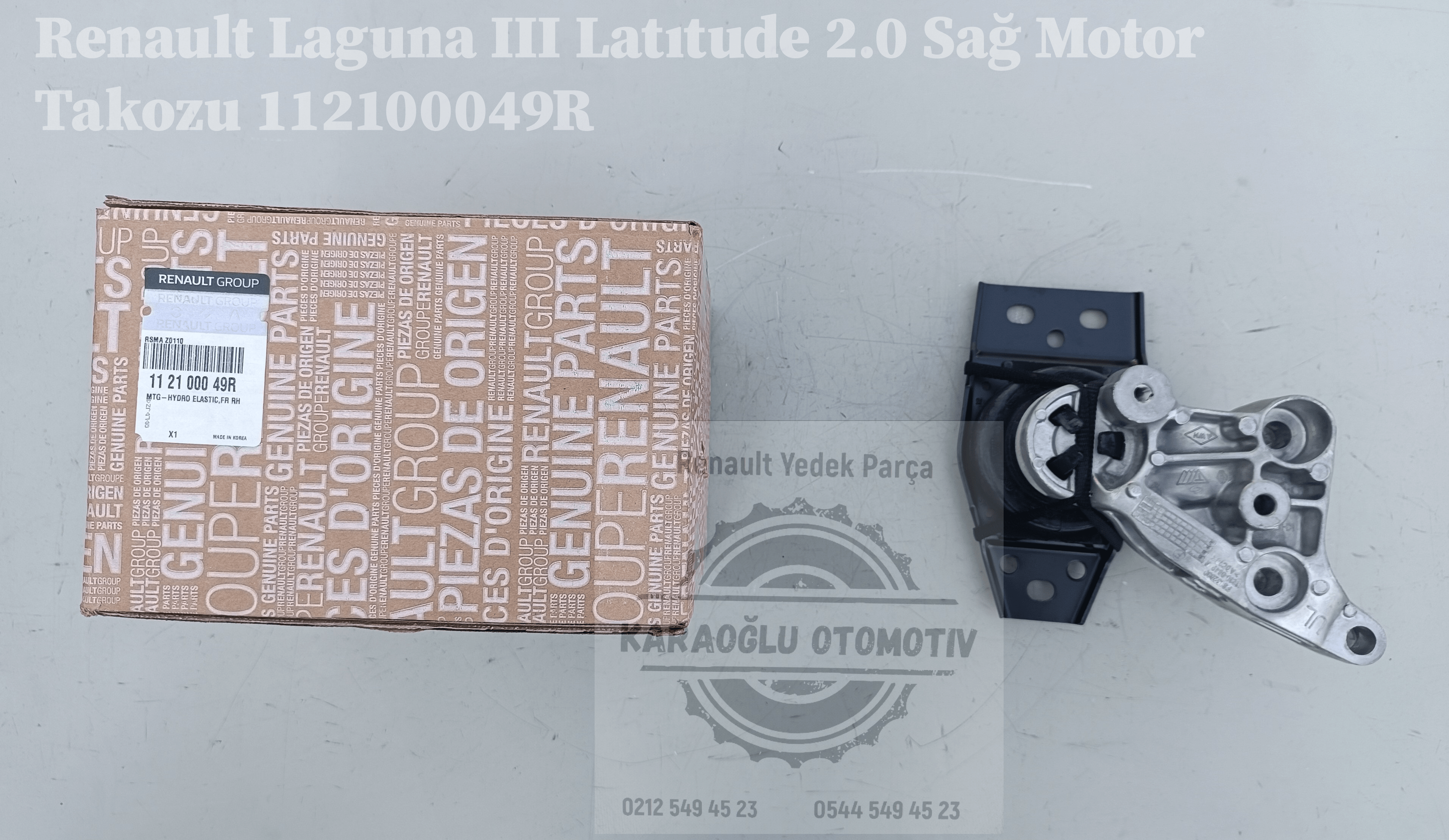 Laguna 3 Latıtude 2.0 Sağ Motor Takozu 112100049R - Görsel 2