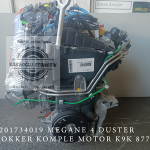 MEGANE IV DUSTER DOKKER KOMPLE MOTOR K9K 877  8201734019