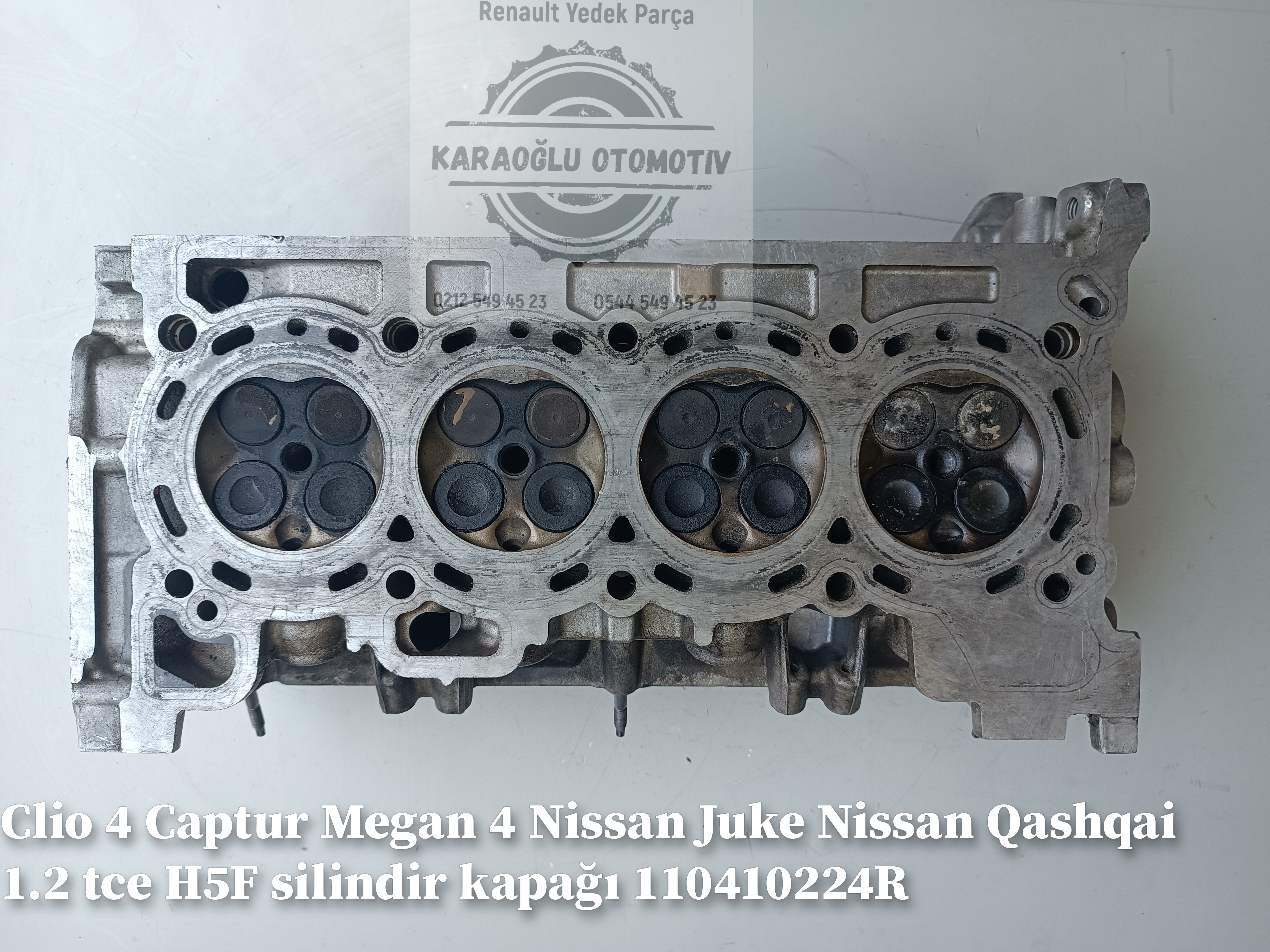 Clio IV Captur Megan IV Nissan Juke Nissan Qashqai 1.2 tce H5F Silindir Kapağı 110410224R - Görsel 3