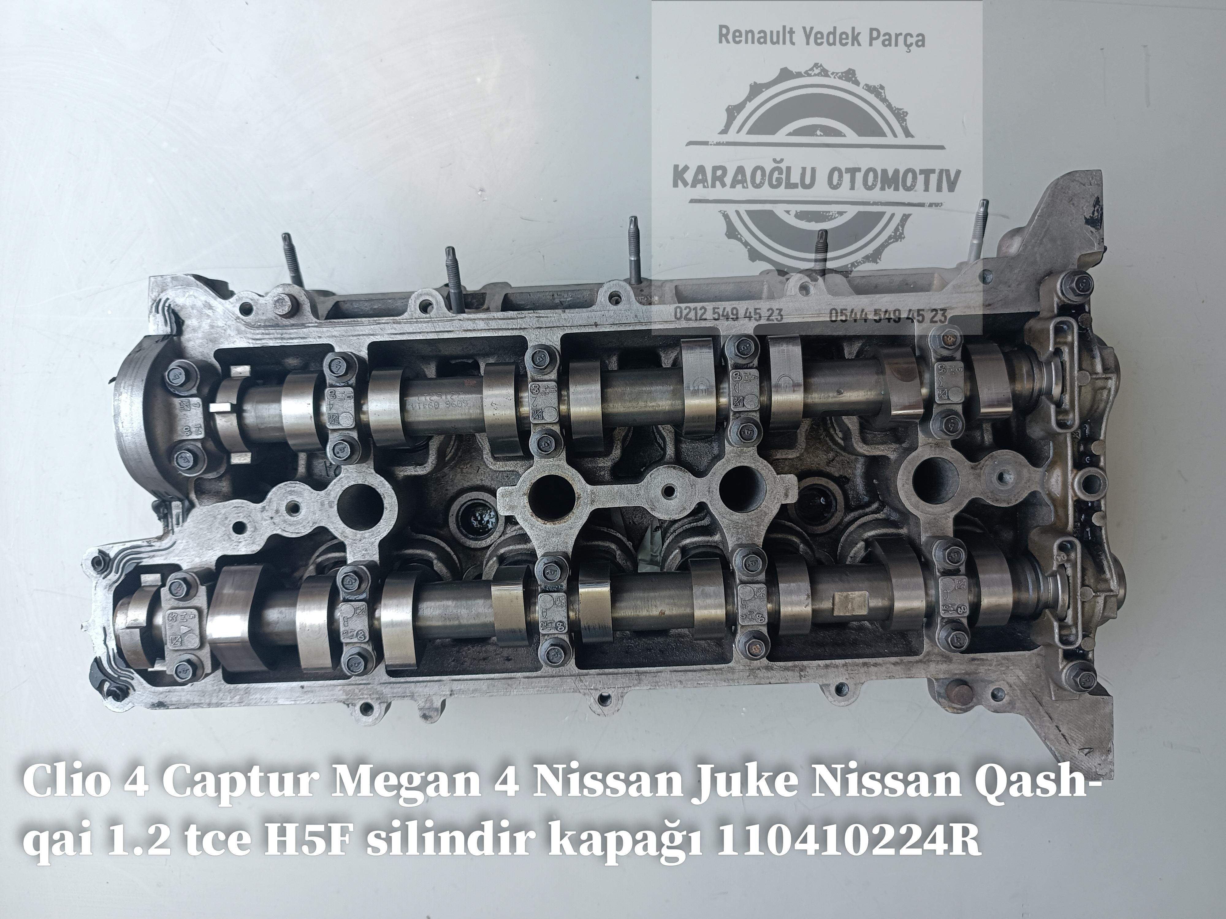 Clio IV Captur Megan IV Nissan Juke Nissan Qashqai 1.2 tce H5F Silindir Kapağı 110410224R - Görsel 2