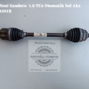 Dacia Yeni Sandero 1.0 TCe Otomatik Sol Aks 391013501R