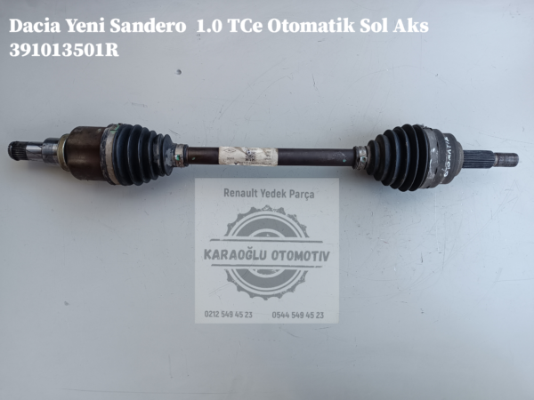 Dacia Yeni Sandero 1.0 TCe Otomatik Sol Aks 391013501R