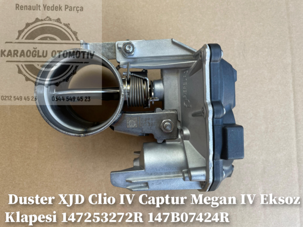 Trafıc III Duster XJD Clio IV Captur Megan IV Eksoz Klapesi 147253272R 147B07424R