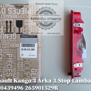 Renault Kango 3 Arka 3.Stop Lambası 8200439496 265901529R