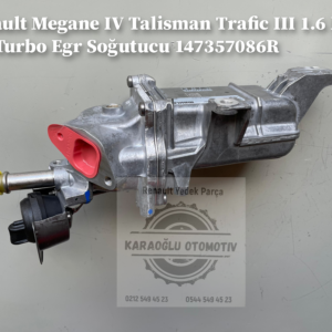Trafic III Megane IV Talisman 1.6 Dci Çift Turbo Egr Soğutucu 147357086R