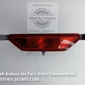 26580JY00A 265801128R Renault Koleos Sis Farı Arka Tampondaki