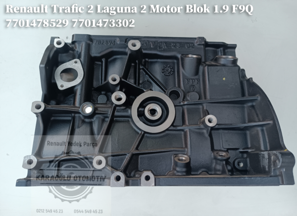 7701478529 7701473302 Renault Trafic 2 Laguna 2 Motor Blok 1.9 F9Q - Görsel 6