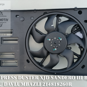 SANDERO III BJI YENİ EXPRESS DUSTER XJD FAN MOTORU DAVLUMBAZLI 214818260R
