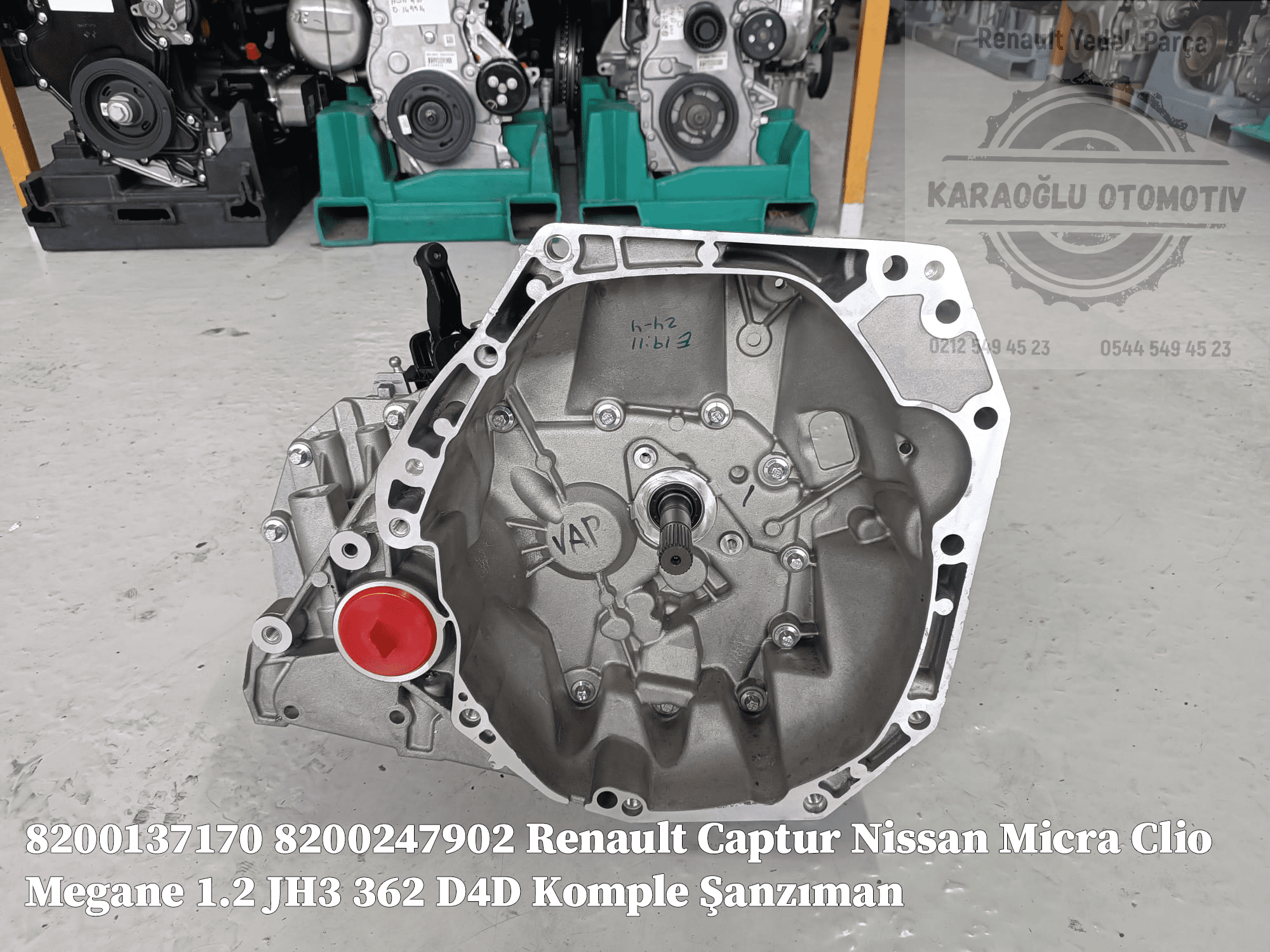 Renault Captur Nissan Micra Clio Megane 1.2 JH3 362 D4D Komple Şanzıman 8200137170 8200247902 - Görsel 2
