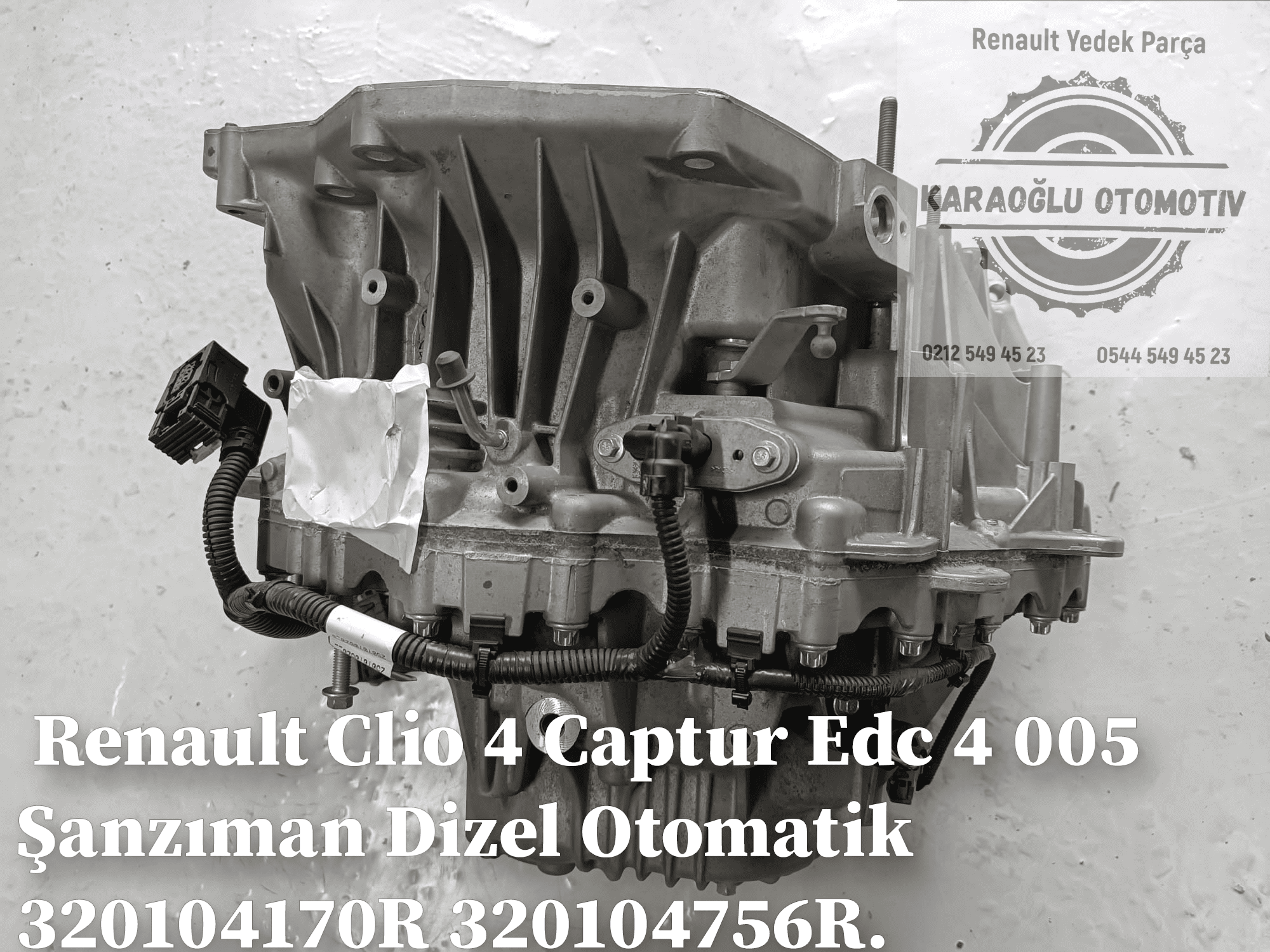 320104170R 320104756R Renault Clio IV Captur Edc 4 005 Otomatik Dizel Şanzıman - Görsel 2