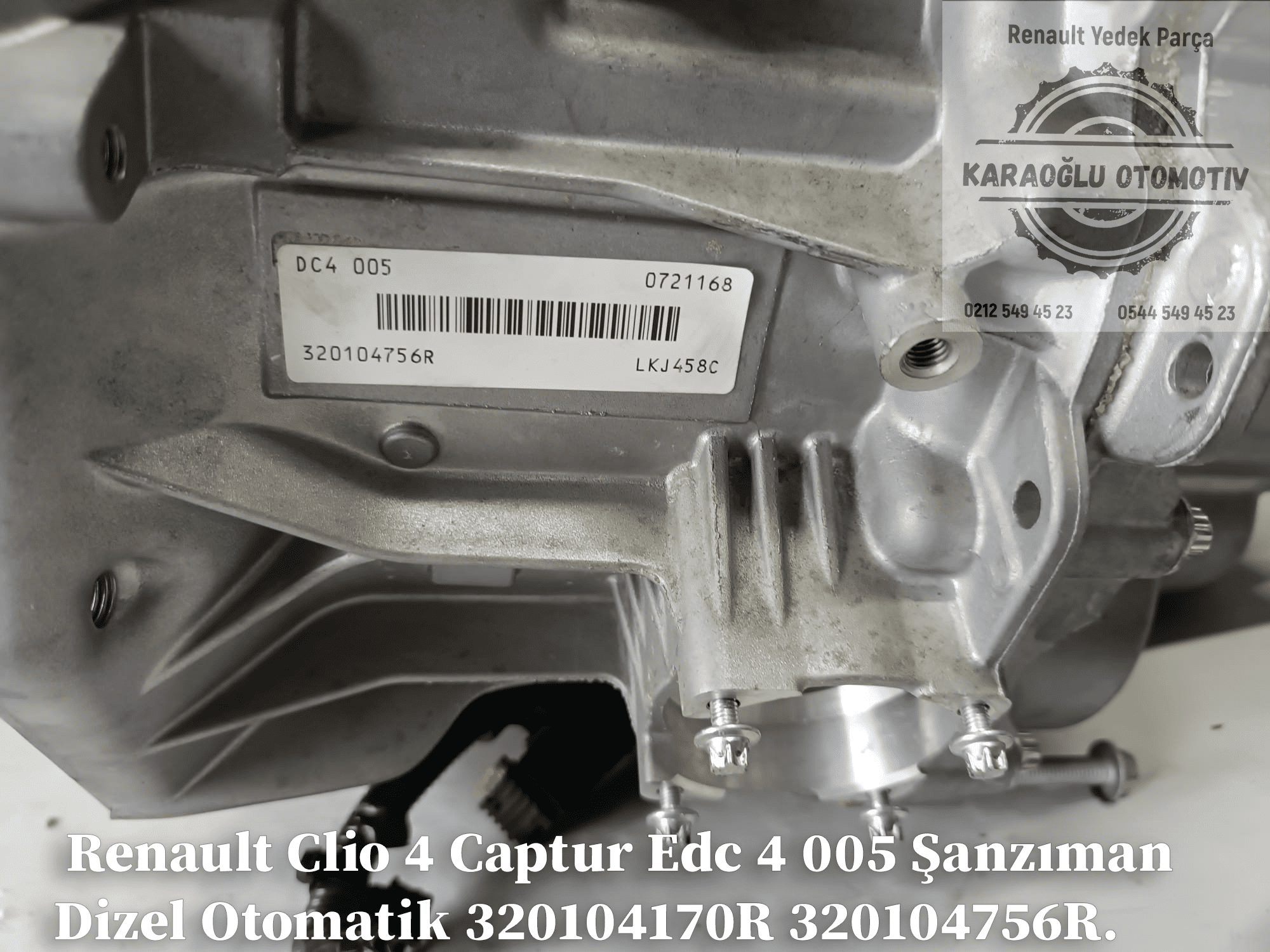 320104170R 320104756R Renault Clio IV Captur Edc 4 005 Otomatik Dizel Şanzıman - Görsel 3