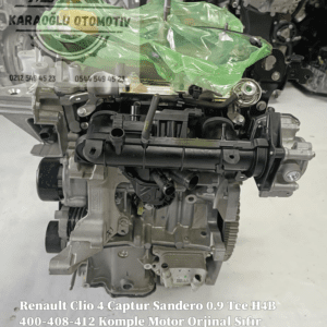 Renault Clio 4 Captur Sandero 0.9 Tce H4B 400-408-412 Komple Motor Orjinal Sıfır 8201729852 8201588337 8201545491 8201342064