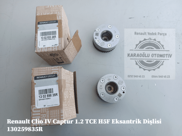 130259835R Renault Clio 4 Captur 1.2 TCE H5F Eksantrik Dişlisi