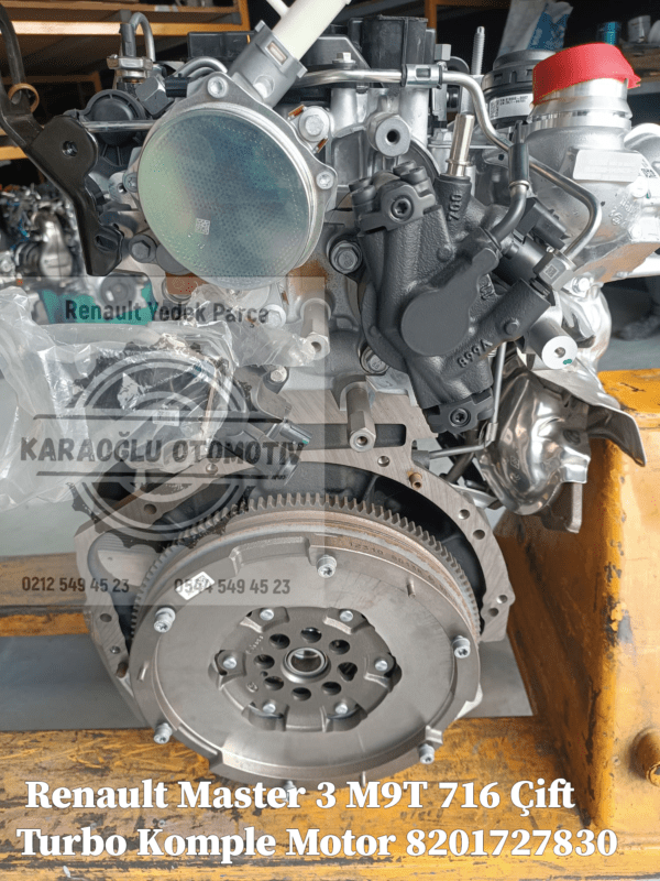 Renault Master III M9T 716 Çift Turbo Komple Motor 8201727830 - Görsel 2