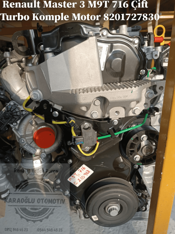 Renault Master III M9T 716 Çift Turbo Komple Motor 8201727830