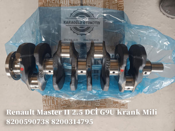 8200590738 8200314795 Renault Master II 2.5 DCİ G9U Krank Mili