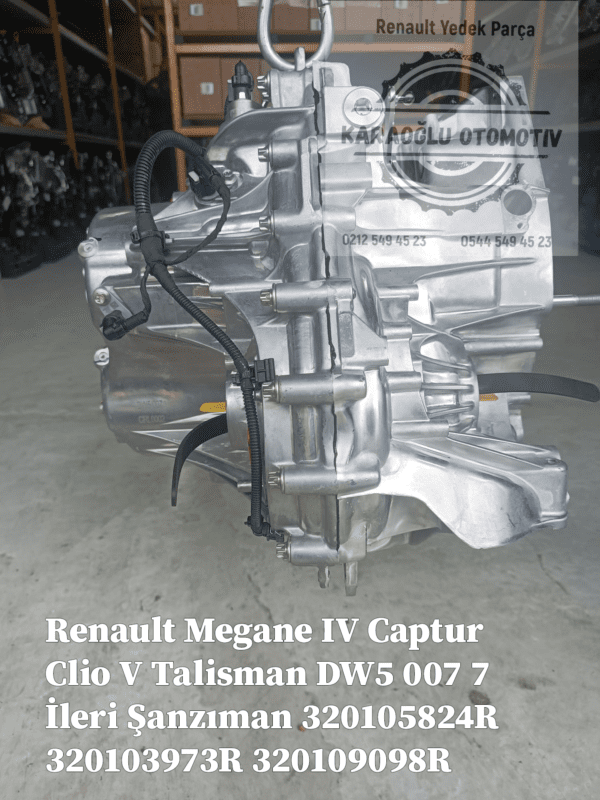 320105824R 320109098R Renault Megane IV Captur Clio V Talisman DW5 007 7 İleri Otomatik Şanzıman - Görsel 2