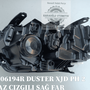 DACİA DUSTER XJD PH 2 BEYAZ CIZGILI SAĞ FAR 260106194R