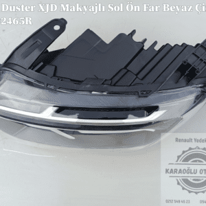 260602465R 260602515R Duster XJD Makyajlı Sol Ön Far Beyaz Çizgili