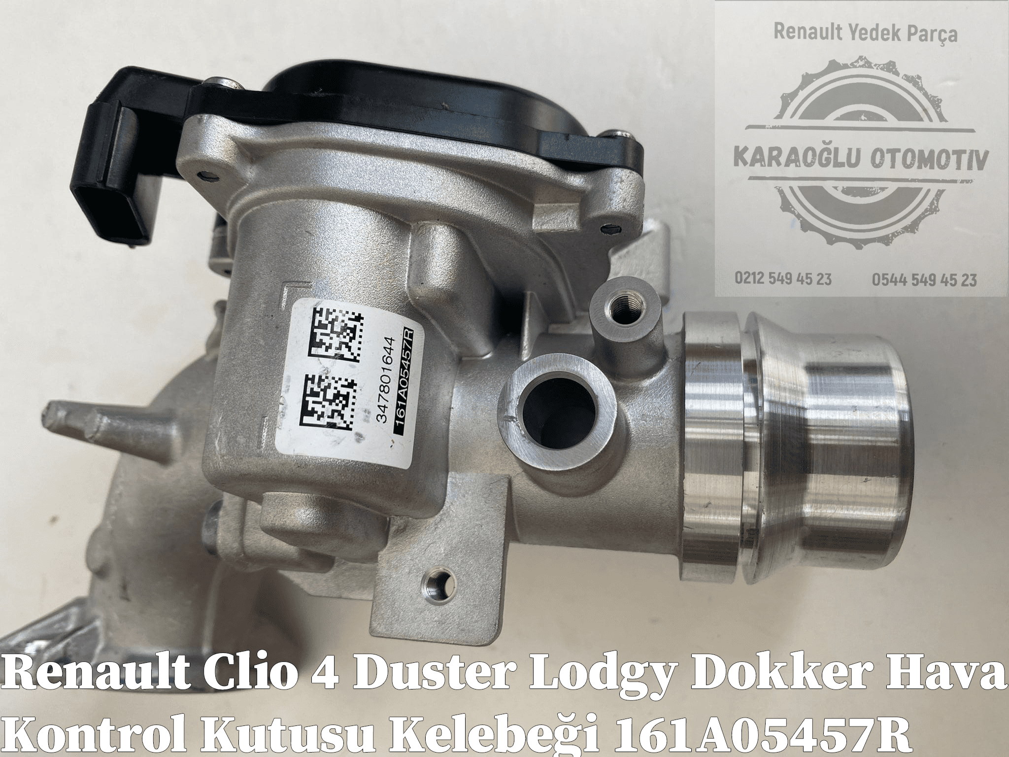 161A05457R Renault Clio 4 Duster Lodgy Dokker Hava Kontrol Kutusu Kelebeği