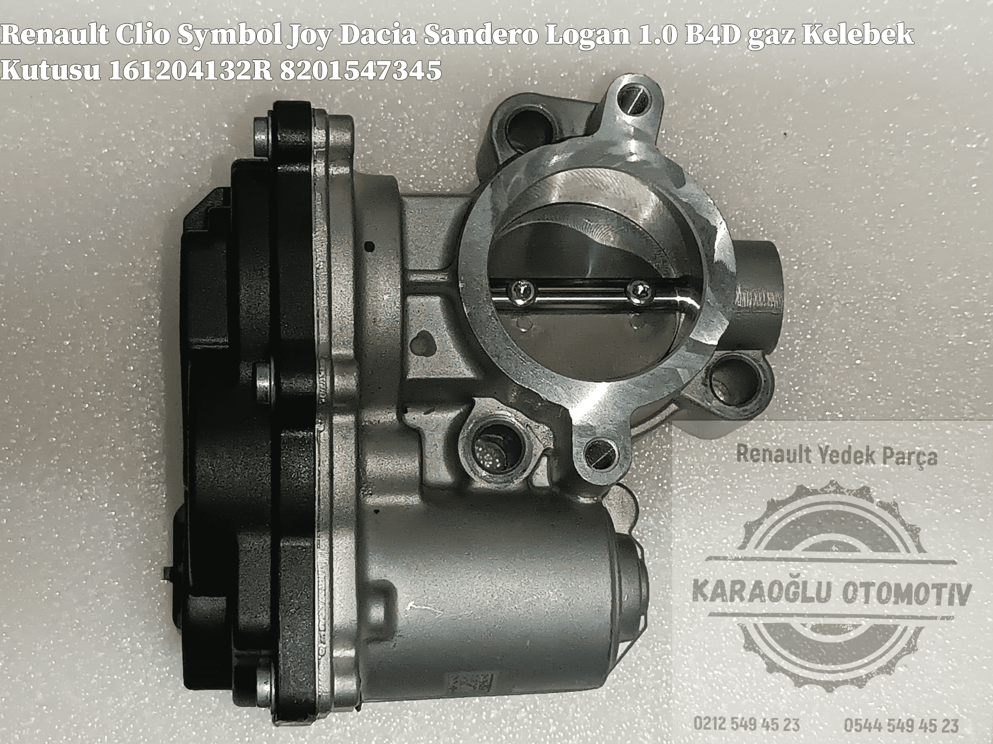 Renault Clio Symbol Joy Dacia Sandero Logan 1.0 B4D gaz Kelebek Kutusu 161204132R 8201547345 - Görsel 2