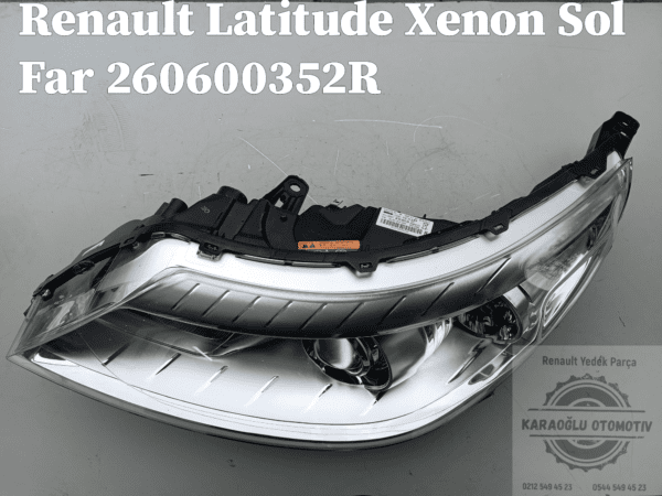 260600352R Renault Latitude Xenon Sol Far - Görsel 3