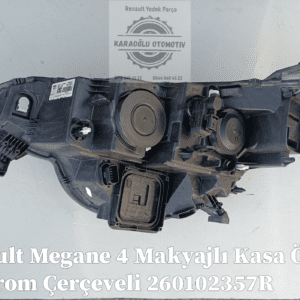 260102357R Renault Megane 4 Makyajlı Kasa Ön Sağ Far Krom Çerçeveli