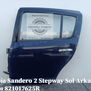Dacia Sandero 2 Stepway Sol Arka Kapı 821017625R