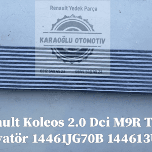 14461JG70B 144613UC0C Renault Koleos 2.0 Dci M9R Turbo Radyatör