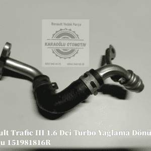 151981816R Trafic III 1.6 Dci Turbo Yağlama Dönüş Borusu 151981816R